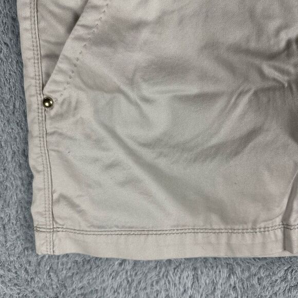 Express Women’s Vintage Y2K Khaki Mini Skirt 2 Tan Casual Twee - Picture 4 of 12